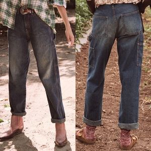 THE GREAT. The Carpenter Pant in Bluegrass Wash